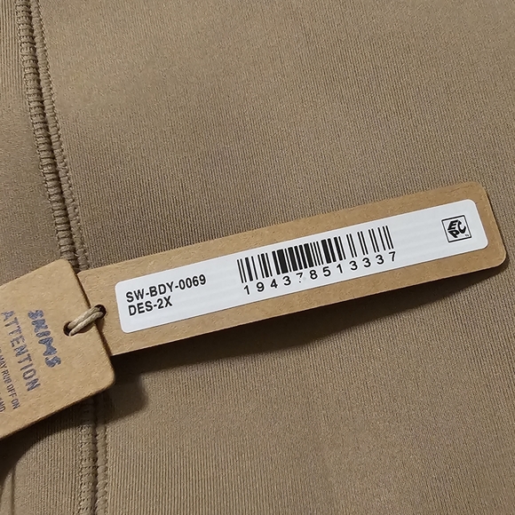 SKIMS Sports Swim Scoop Neck One Piece Scuba Swimsuit size 2X - Picture 8 of 8